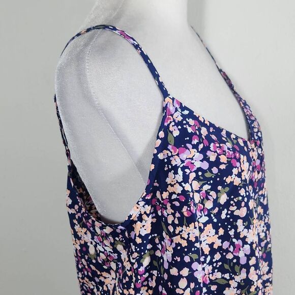 Sanctuary Matching Set Navy Floral Flirty Mini Skirt and Tank Top NWT Sz Medium - Picture 13 of 15